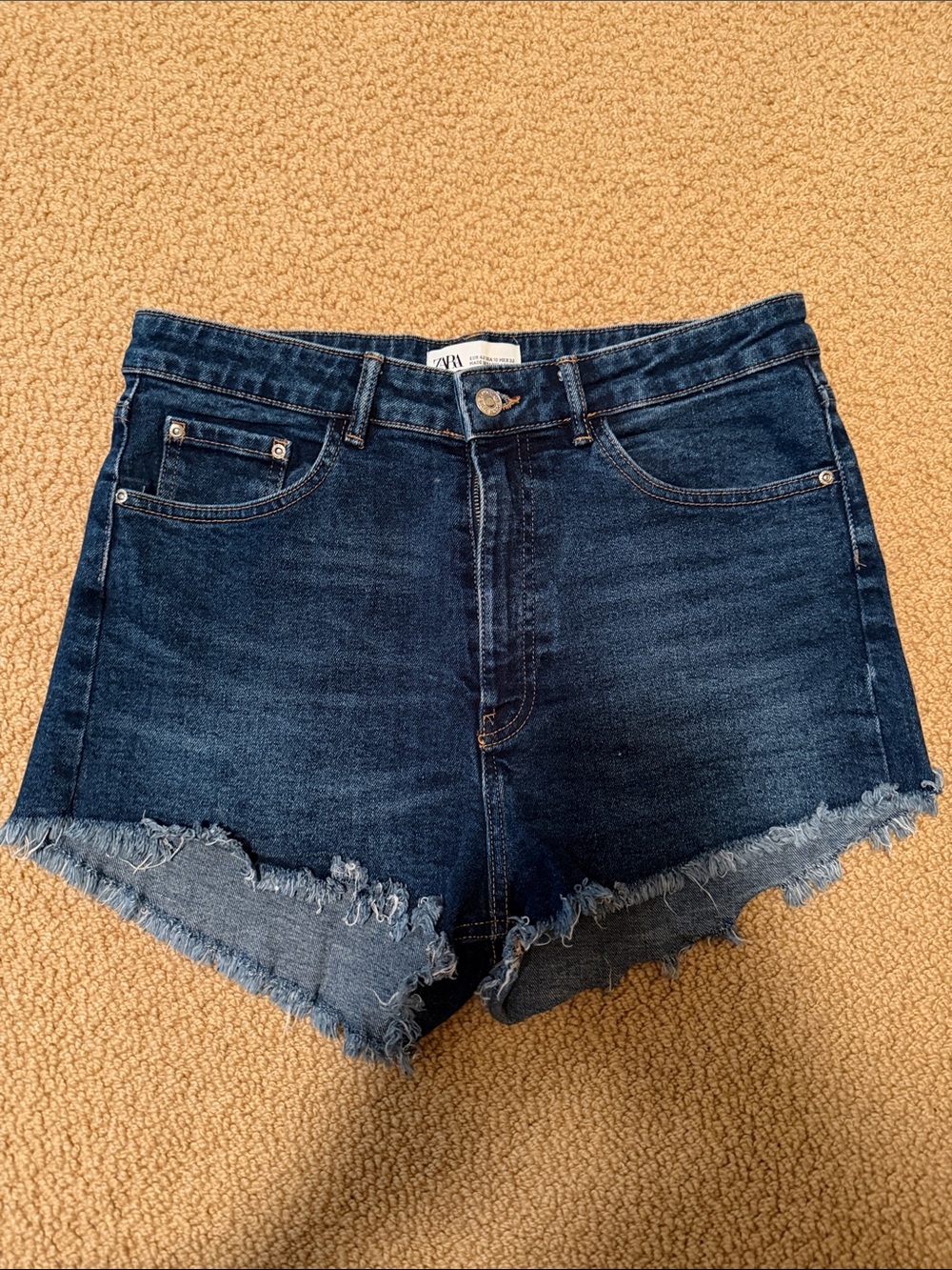ZARA Micro Hot Pant Denim Shorts